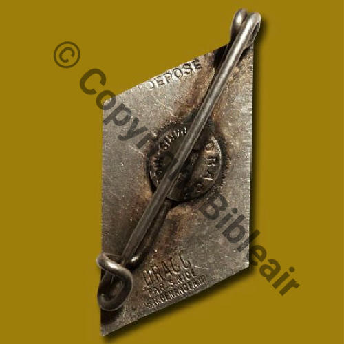 A1098  1933.38 A1098NH SPA.124 JEANNE ARC 4eDRILLE GC.II.6  DrPNBER+Past Dos lisse 16x25mm Src.GOUT via A.DENIS 133Eur06.07
